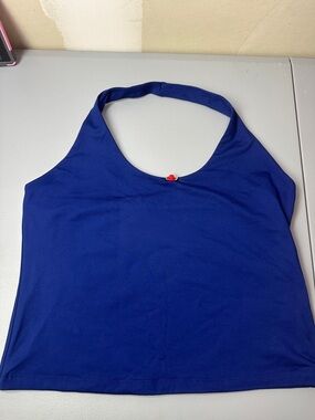 wild fable Royal Blue Halter Tank with Red Accent